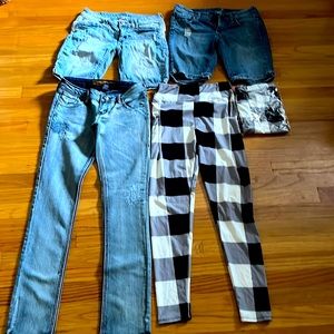 Shorts, jeans, and leggings Lot